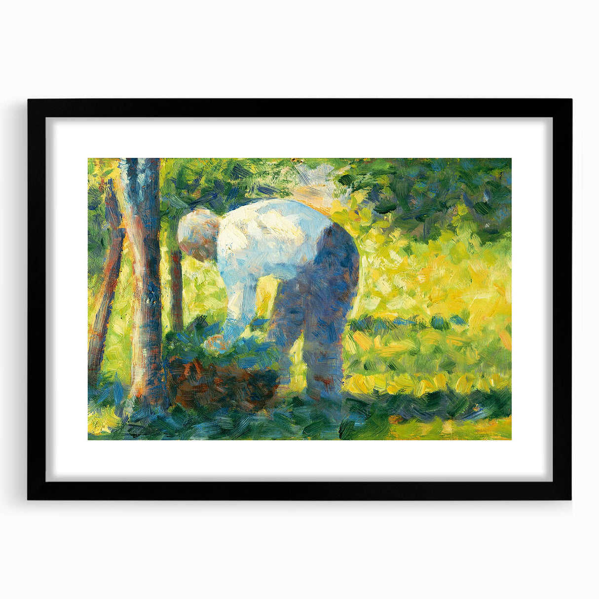 Impressionism Wall Art: The Gardener by Georges Seurat Print
