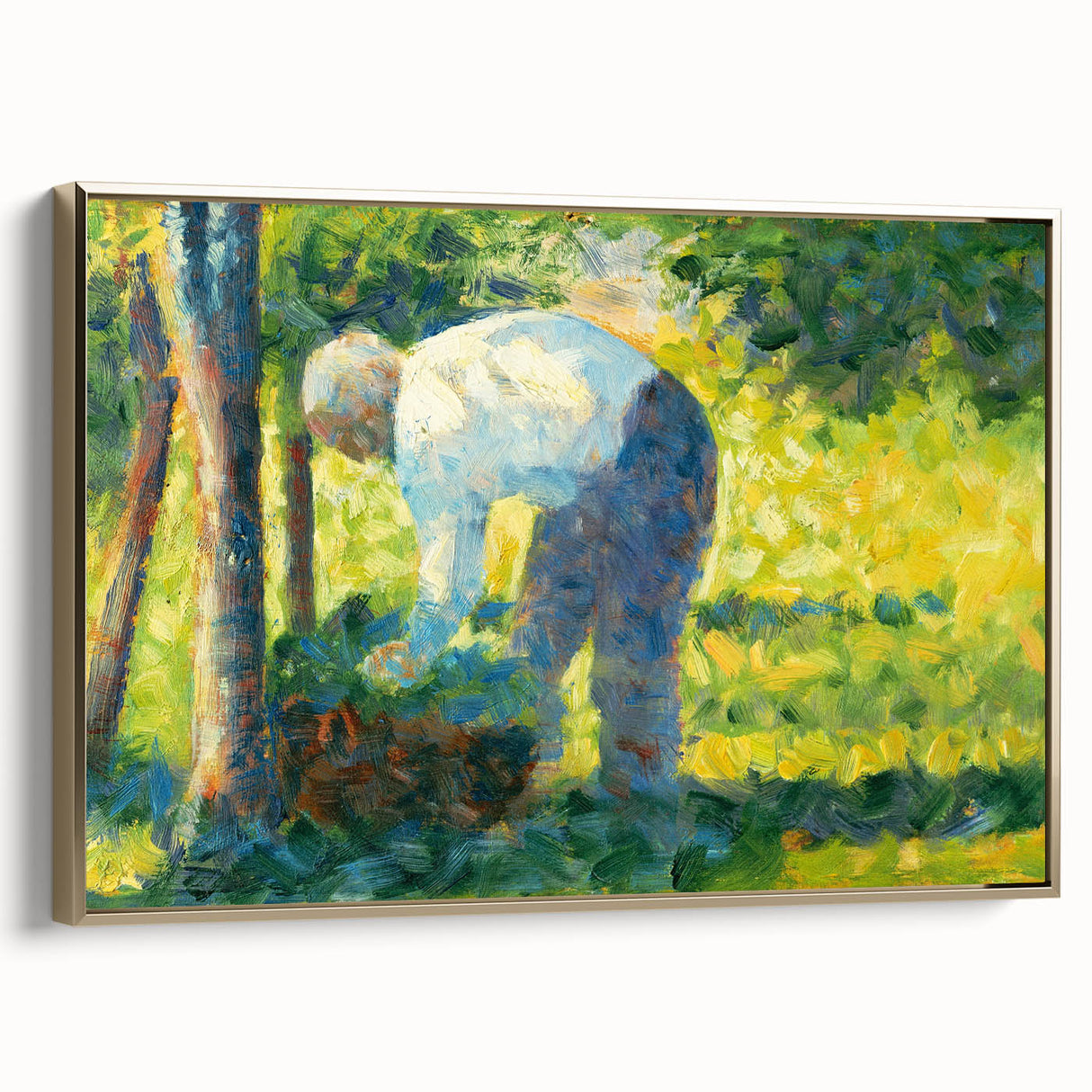 Impressionism Wall Art: The Gardener by Georges Seurat Print