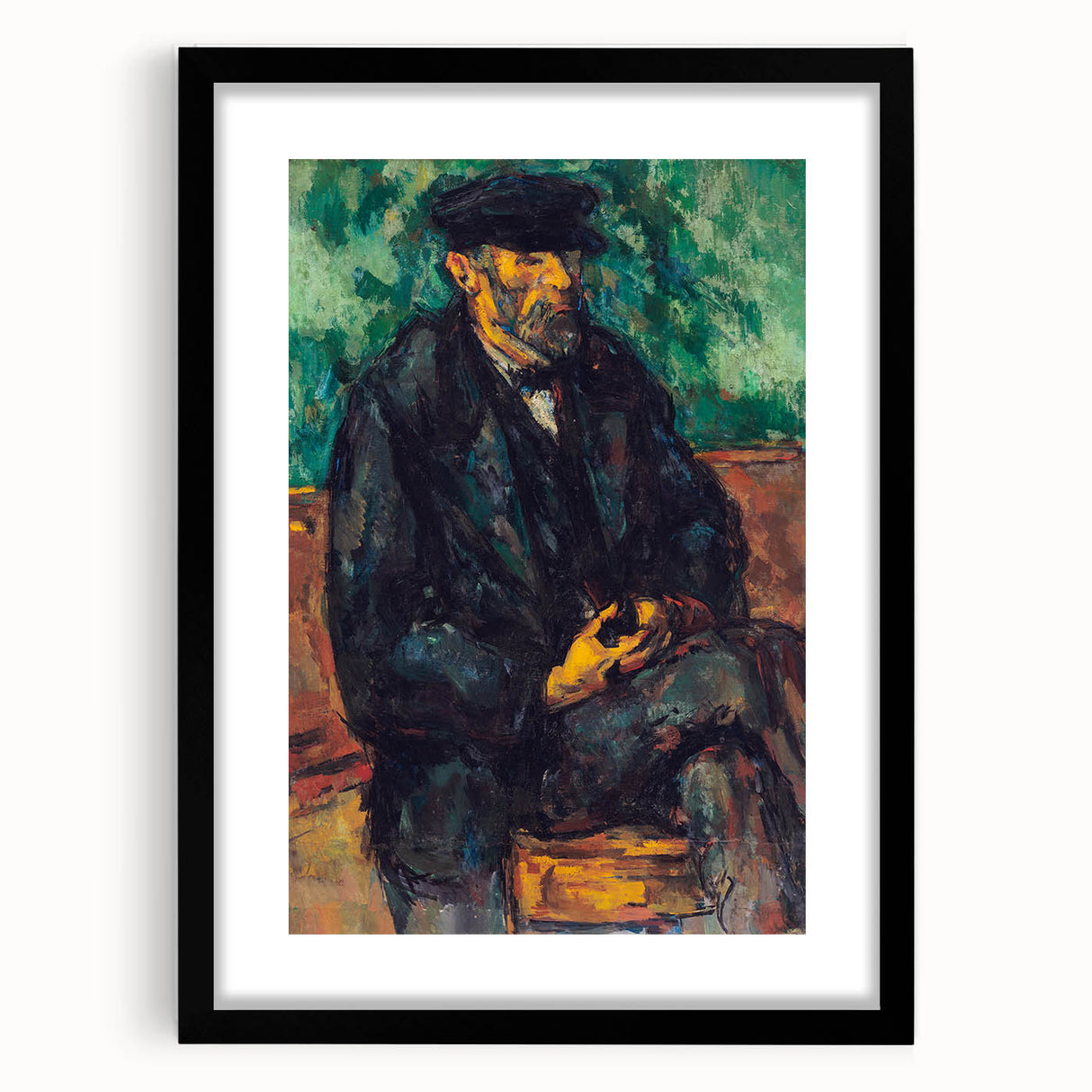 Impressionist Portrait Wall Art - The Gardener by Cézanne Print