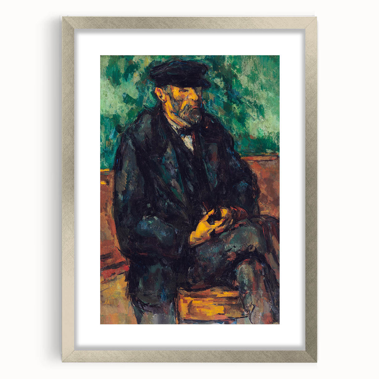 Impressionist Portrait Wall Art - The Gardener by Cézanne Print