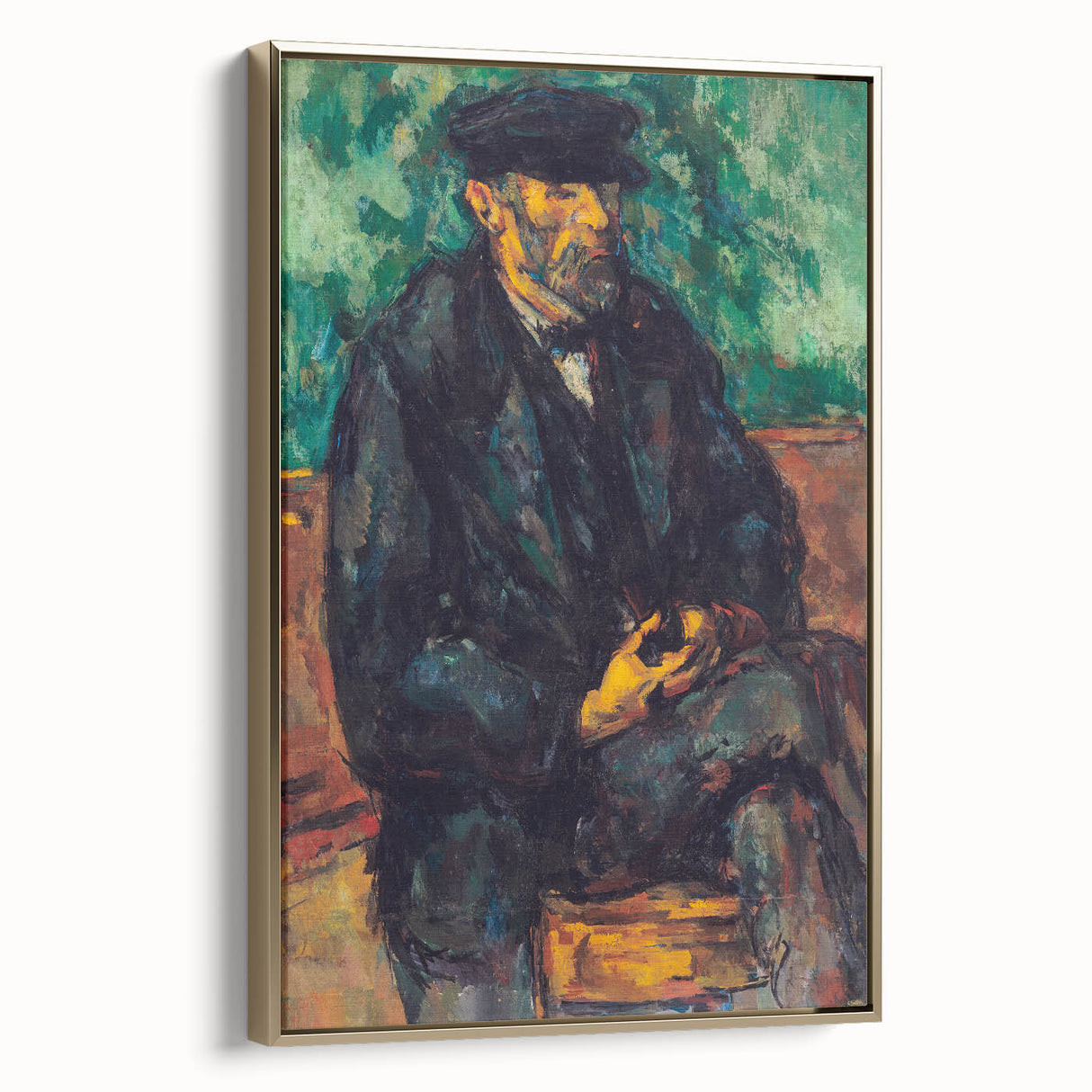 Impressionist Portrait Wall Art - The Gardener by Cézanne Print