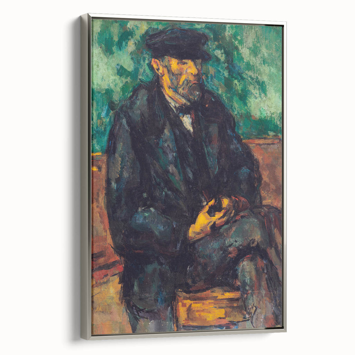 Impressionist Portrait Wall Art - The Gardener by Cézanne Print