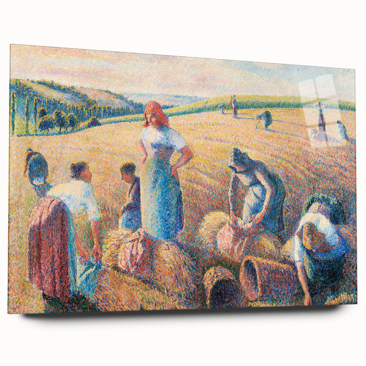 Impressionism Wall Art: The Gleaners by Camille Pissarro Print