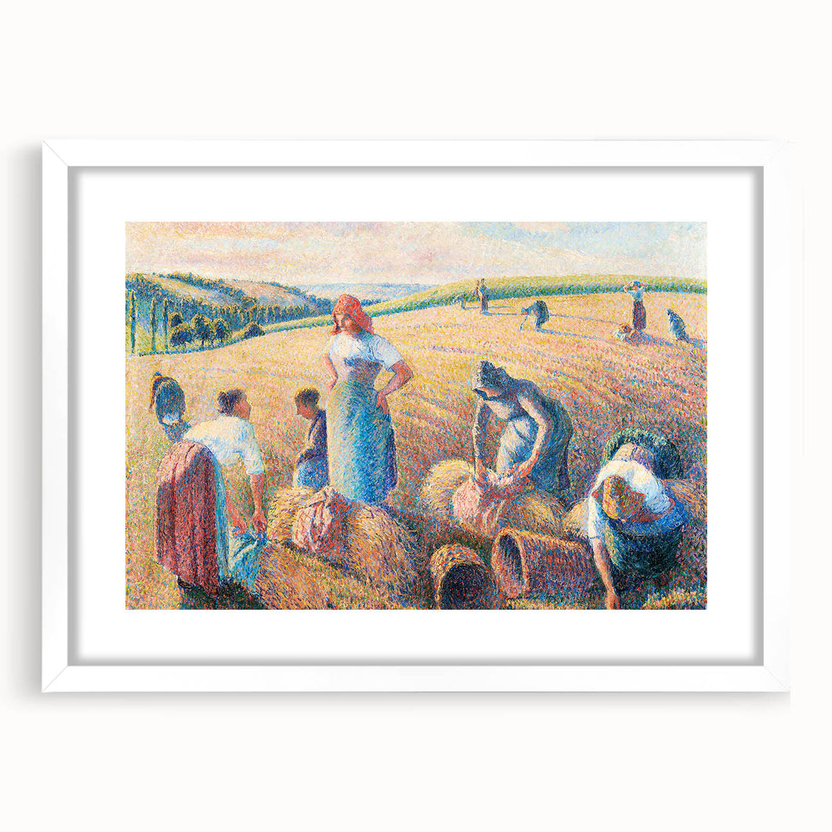 Impressionism Wall Art: The Gleaners by Camille Pissarro Print