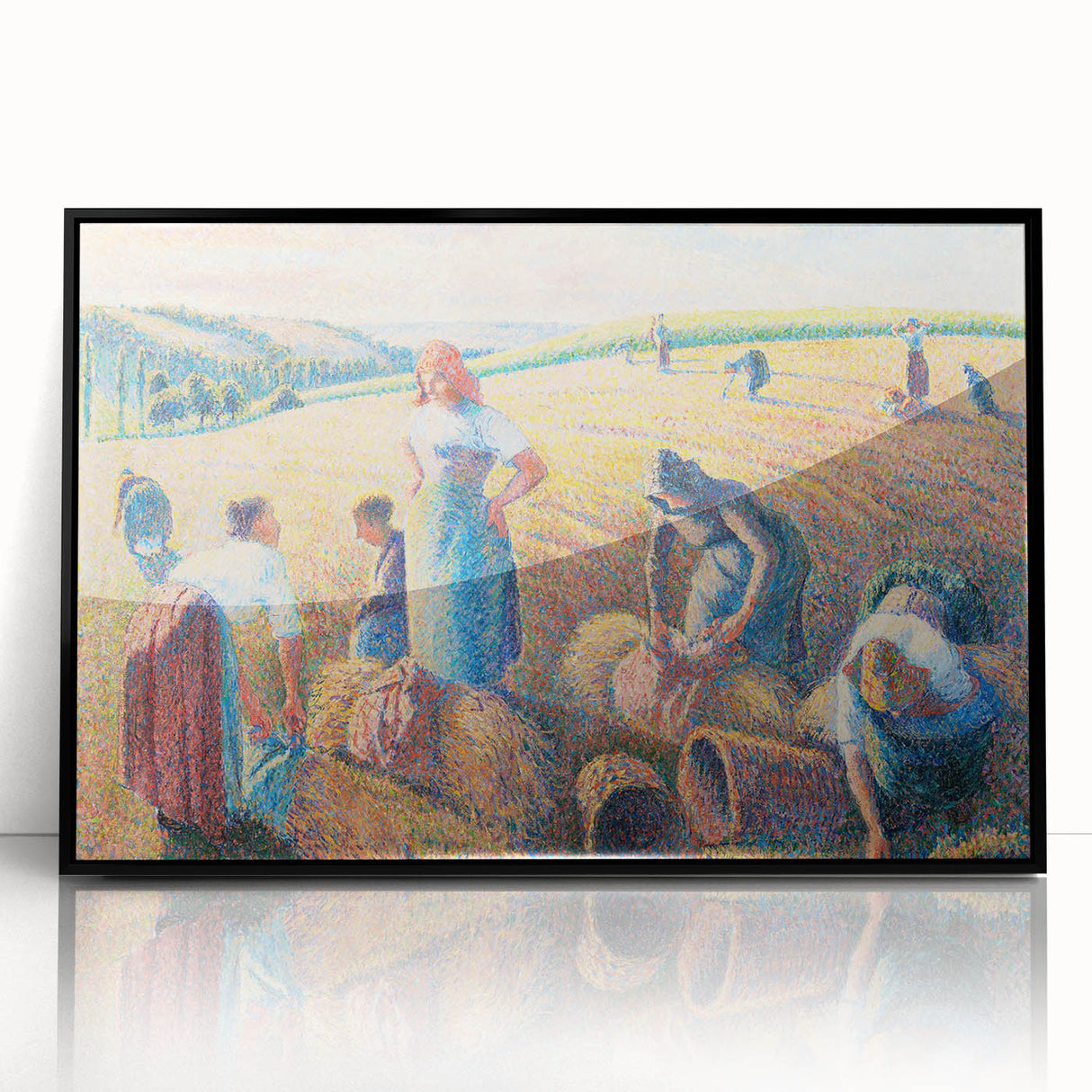 Impressionism Wall Art: The Gleaners by Camille Pissarro Print