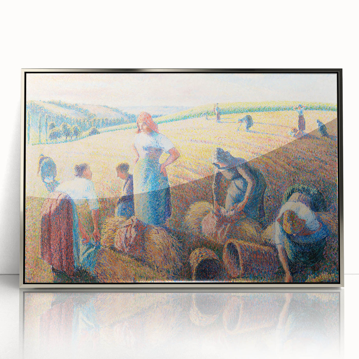 Impressionism Wall Art: The Gleaners by Camille Pissarro Print