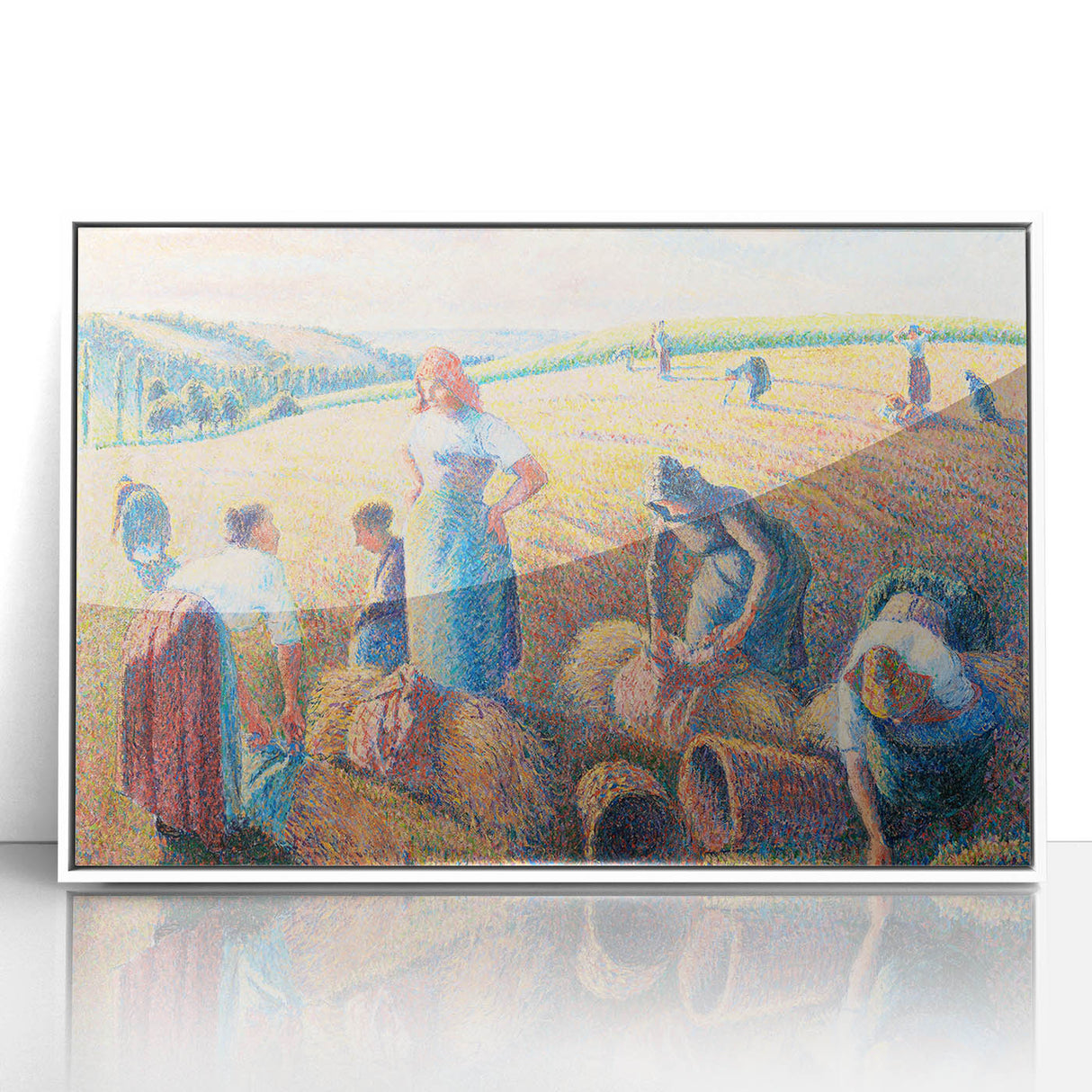 Impressionism Wall Art: The Gleaners by Camille Pissarro Print