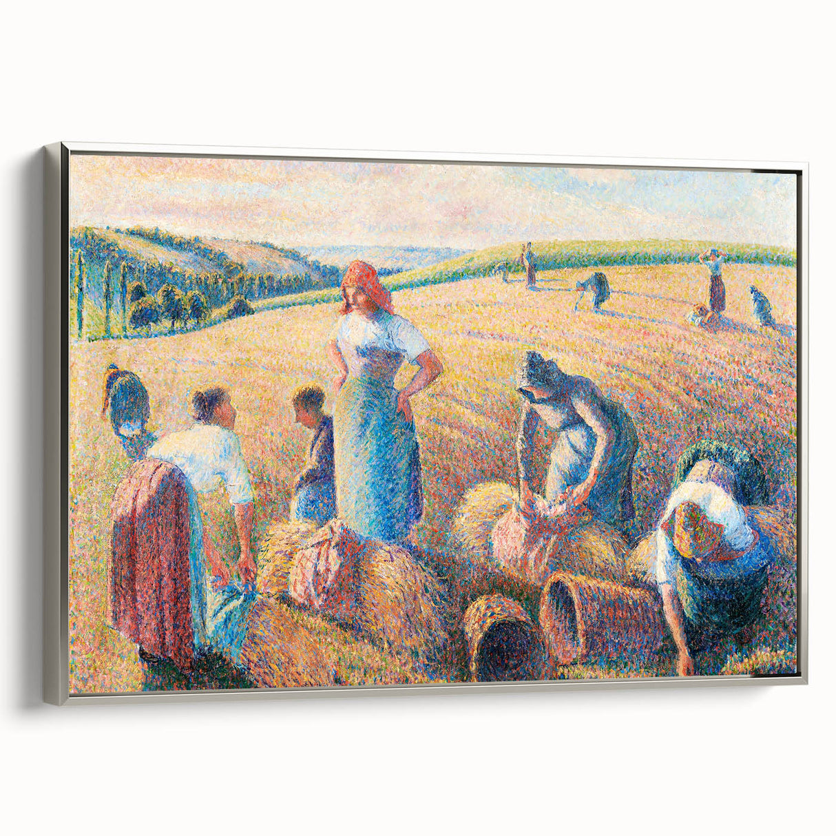 Impressionism Wall Art: The Gleaners by Camille Pissarro Print