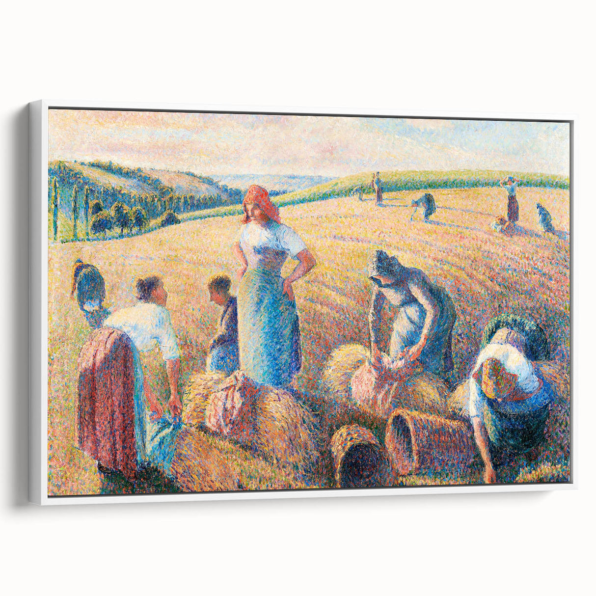 Impressionism Wall Art: The Gleaners by Camille Pissarro Print