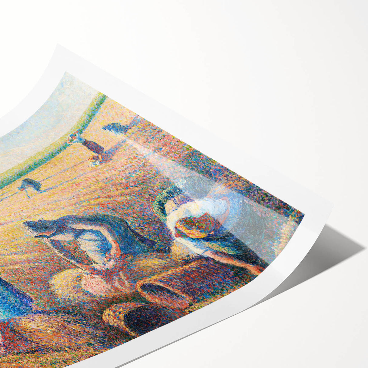 Impressionism Wall Art: The Gleaners by Camille Pissarro Print