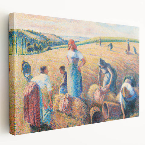 Impressionism Wall Art: The Gleaners by Camille Pissarro Print