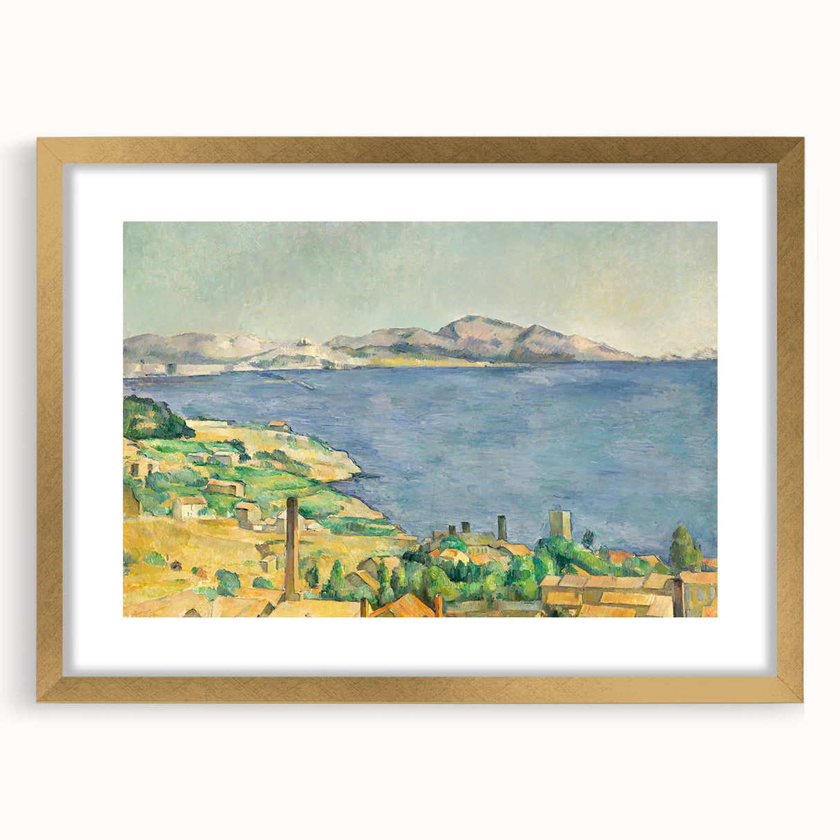 Impressionist Landscape: The Gulf of Marseilles by Paul Cézanne