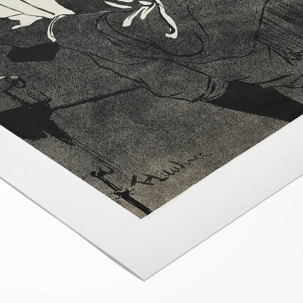 Impressionist Black-and-White Print - The Hanged Man by Toulouse-Lautrec