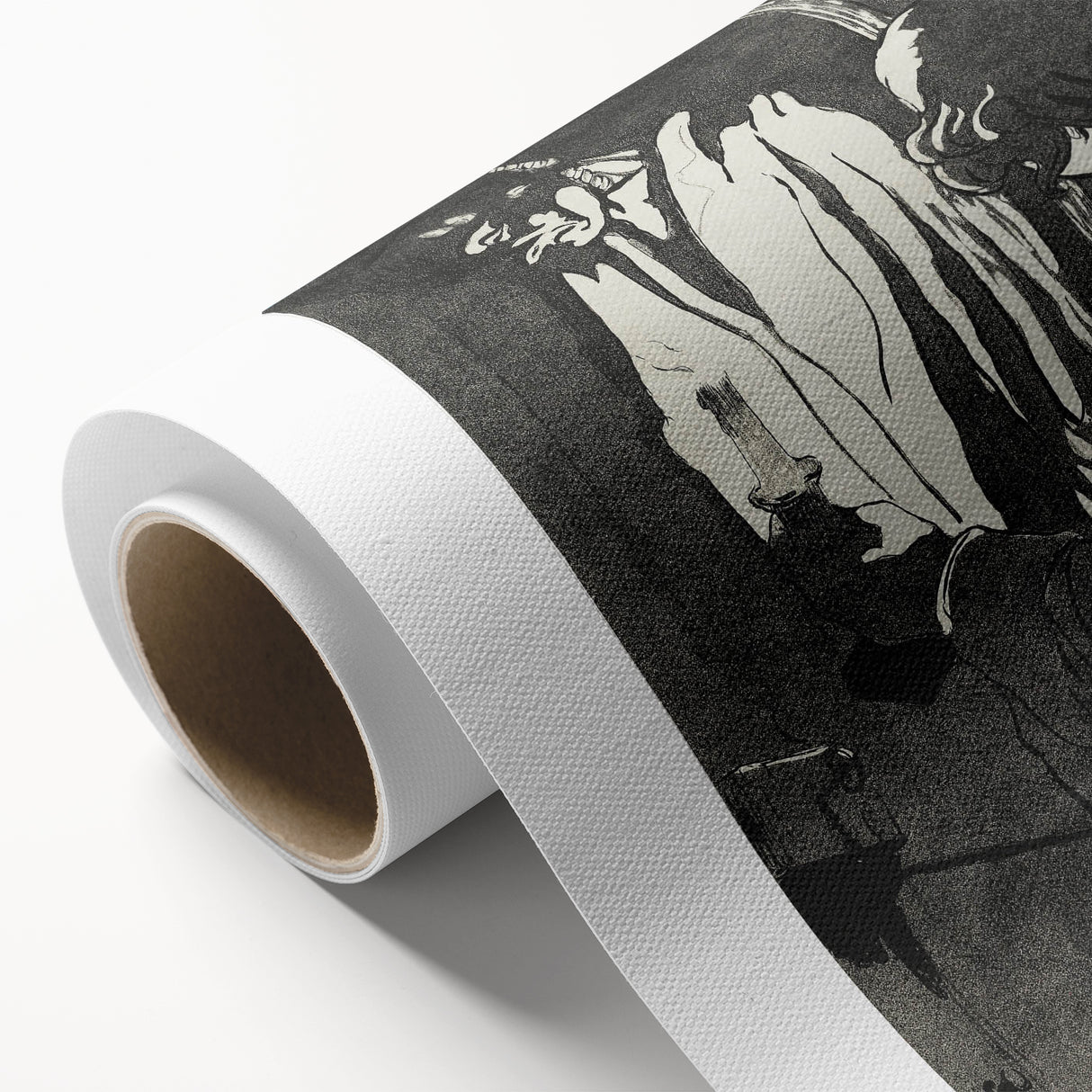 Impressionist Black-and-White Print - The Hanged Man by Toulouse-Lautrec