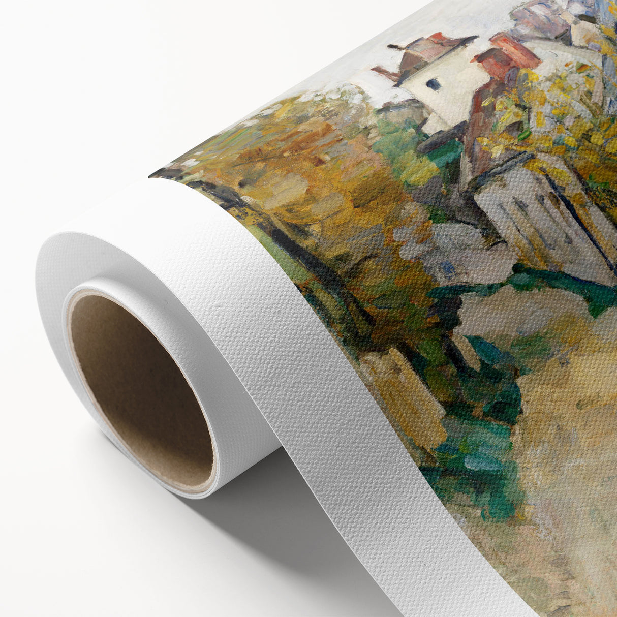 Impressionist Village Scene - Dr. Gachet’s House by Cézanne Print