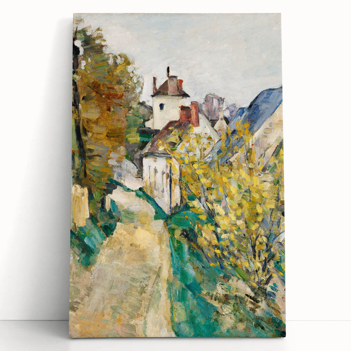 Impressionist Village Scene - Dr. Gachet’s House by Cézanne Print