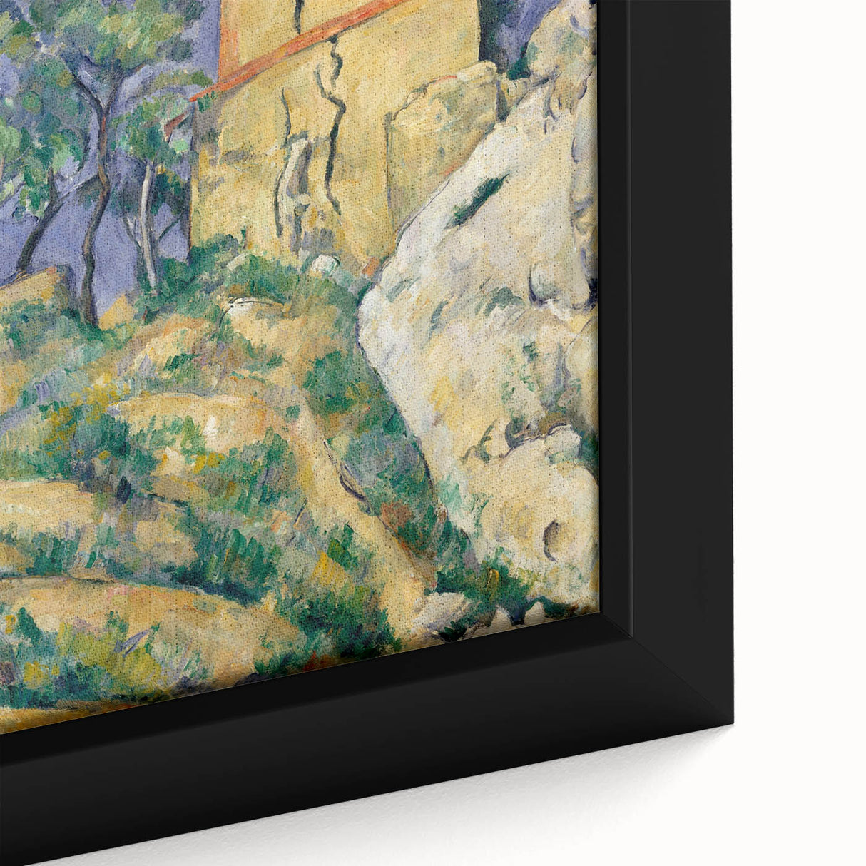 Impressionist Landscape Art - The Cracked House by Paul Cézanne Print