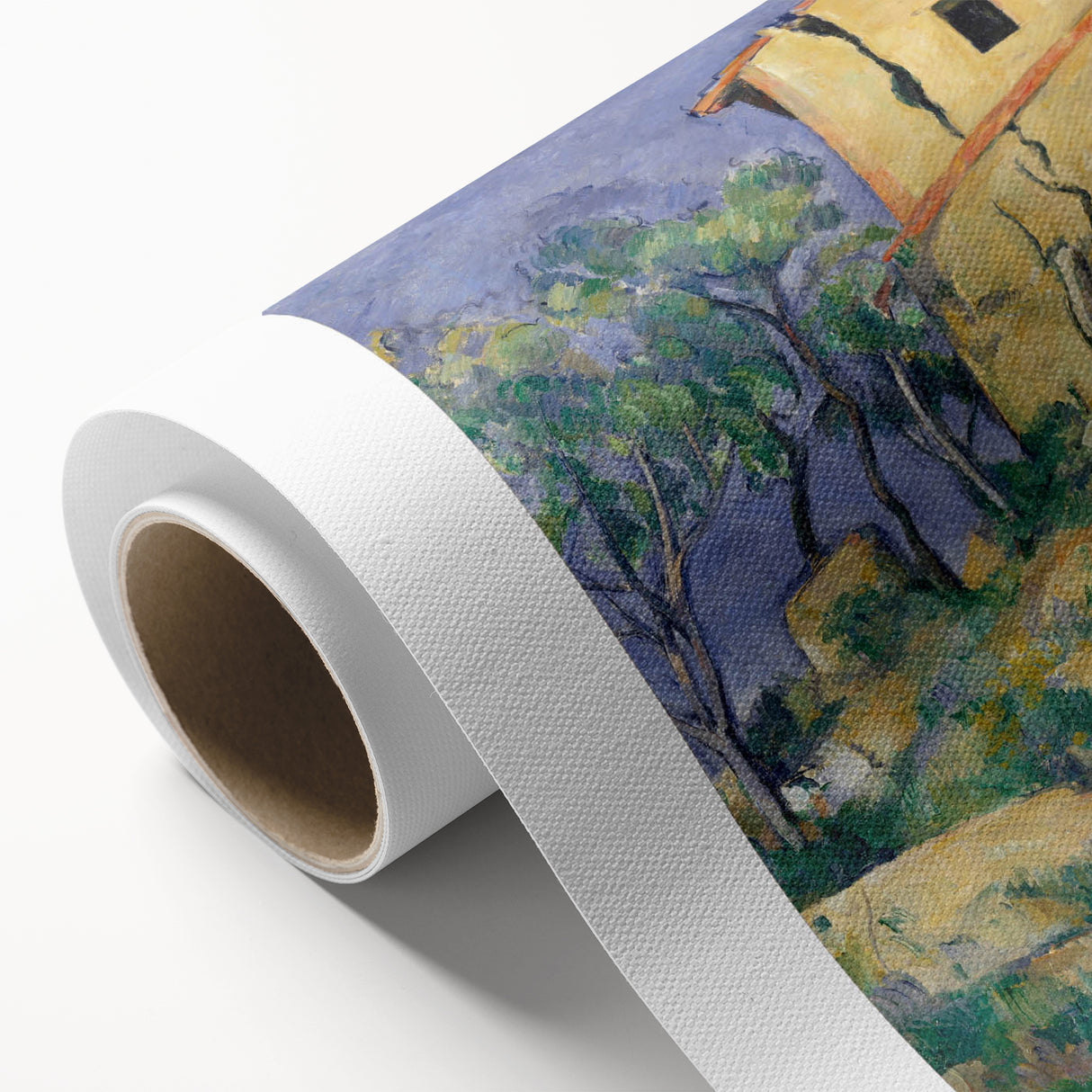 Impressionist Landscape Art - The Cracked House by Paul Cézanne Print