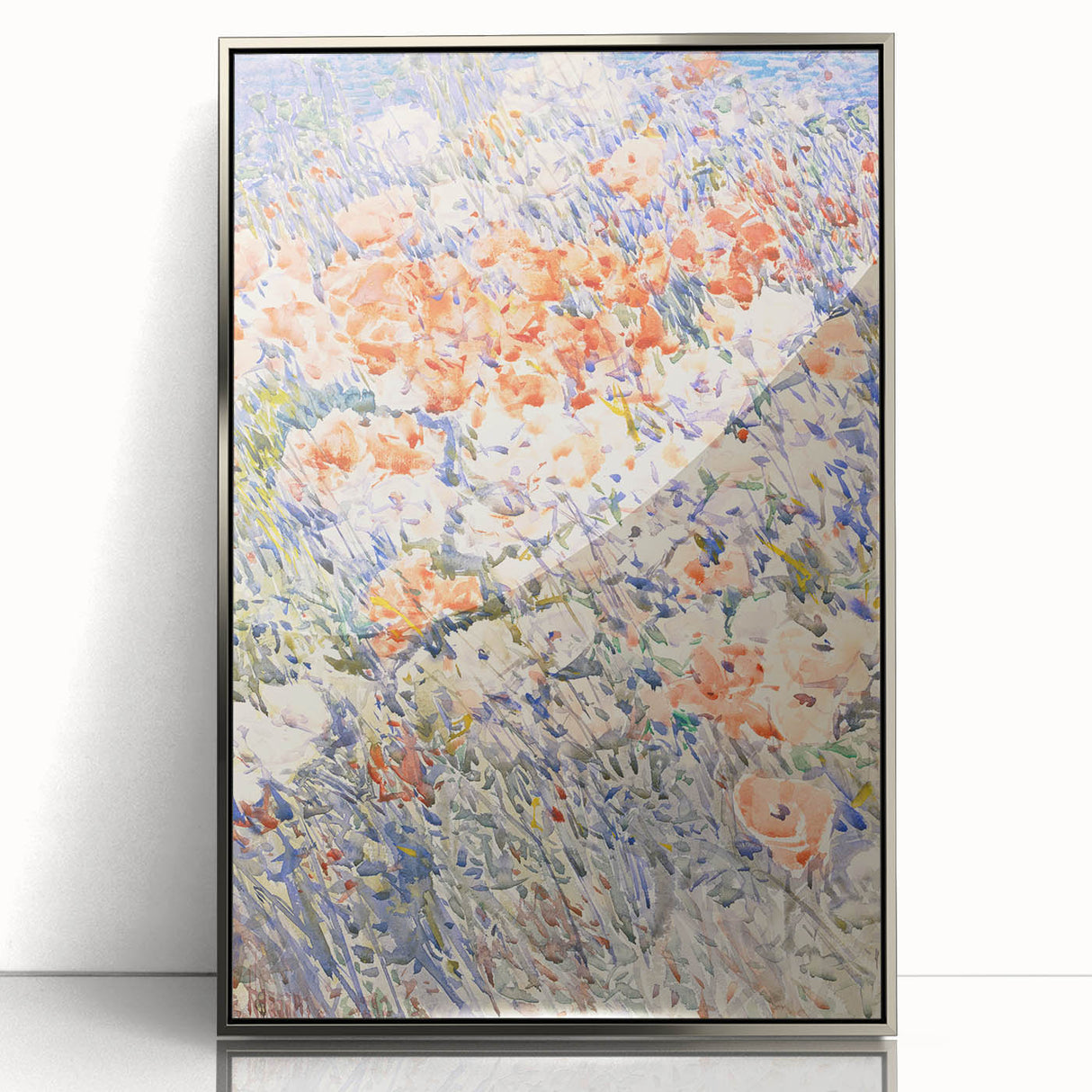 Impressionist Floral Meadow - The Island Garden by Childe Hassam Print