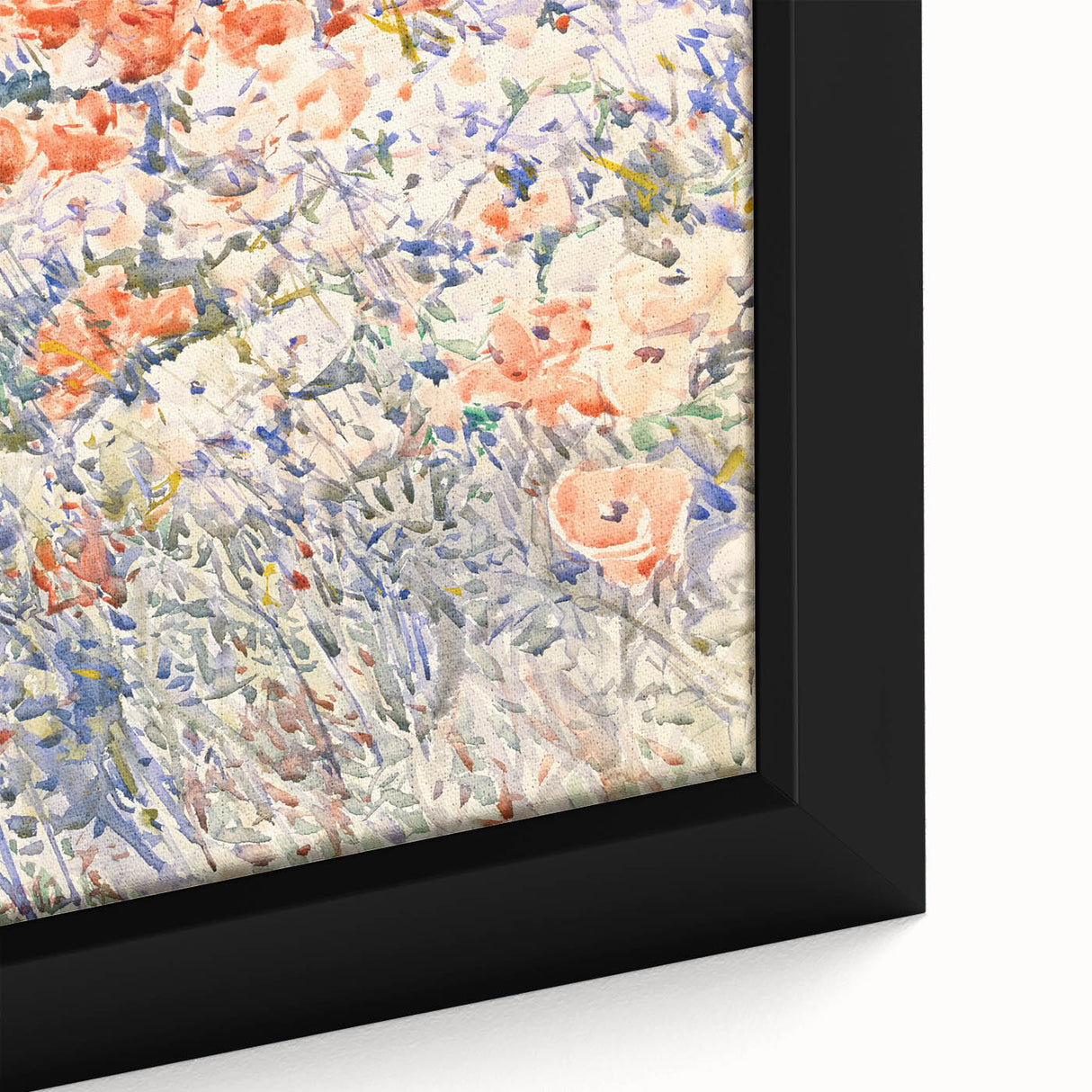 Impressionist Floral Meadow - The Island Garden by Childe Hassam Print