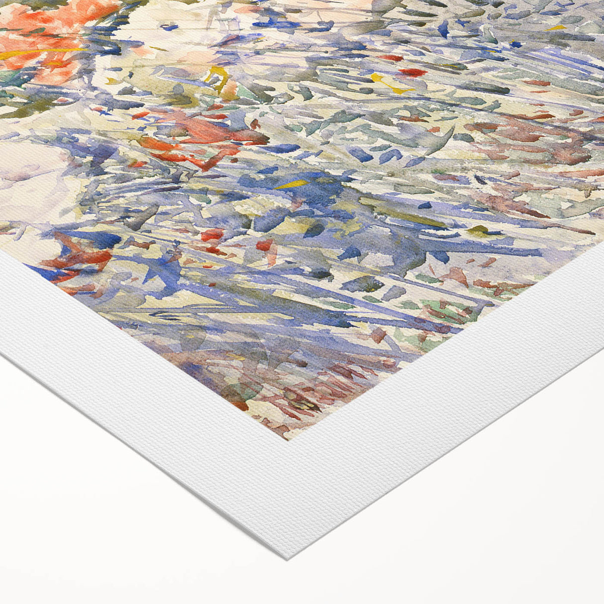 Impressionist Floral Meadow - The Island Garden by Childe Hassam Print