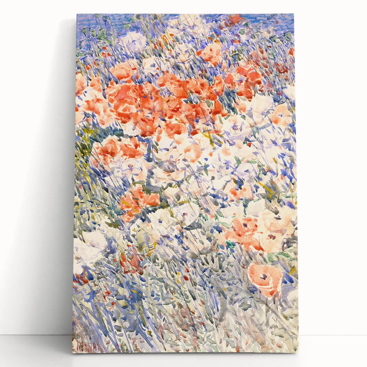 Impressionist Floral Meadow - The Island Garden by Childe Hassam Print