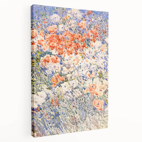 Impressionist Floral Meadow - The Island Garden by Childe Hassam Print