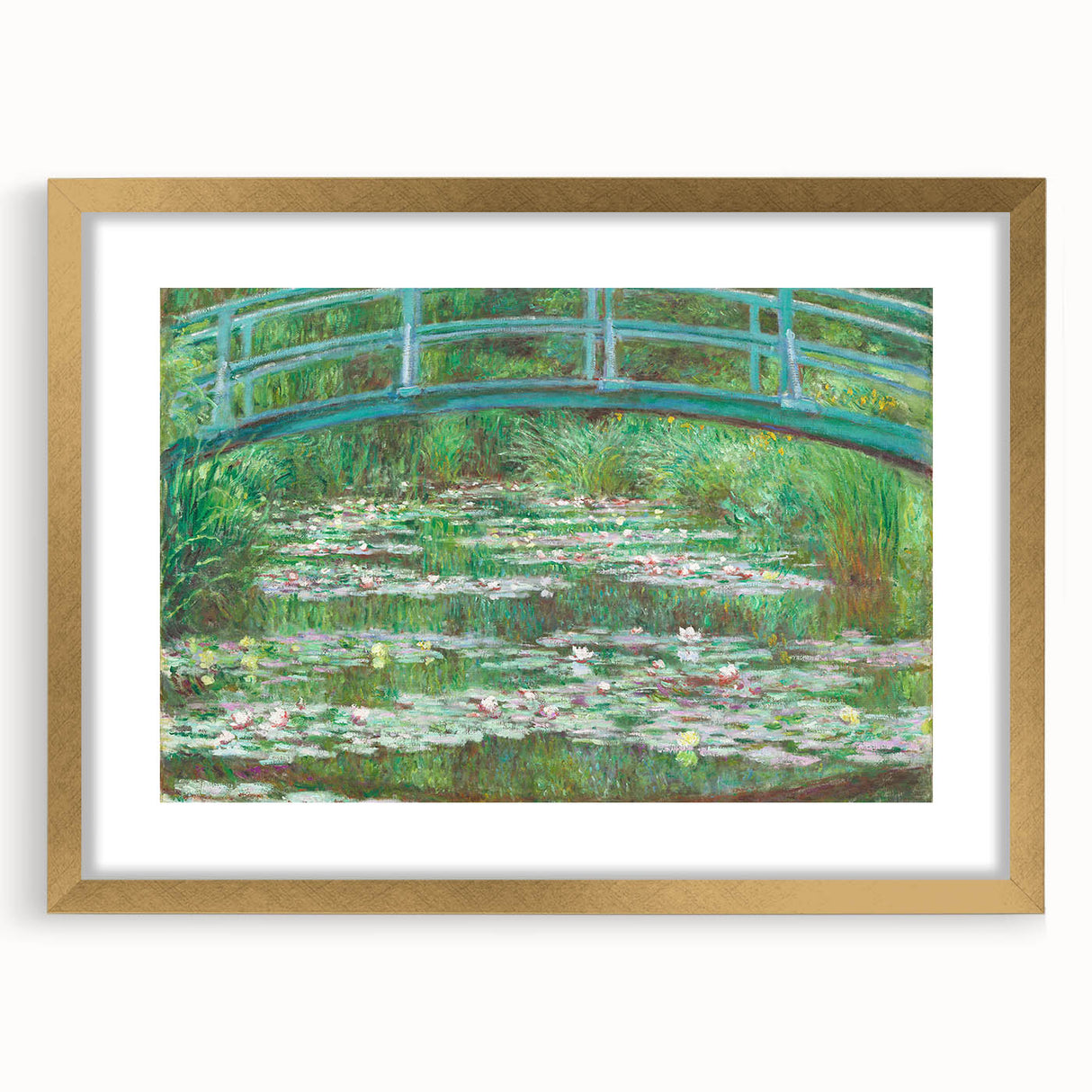 Impressionism Wall Art: The Japanese Footbridge by Claude Monet