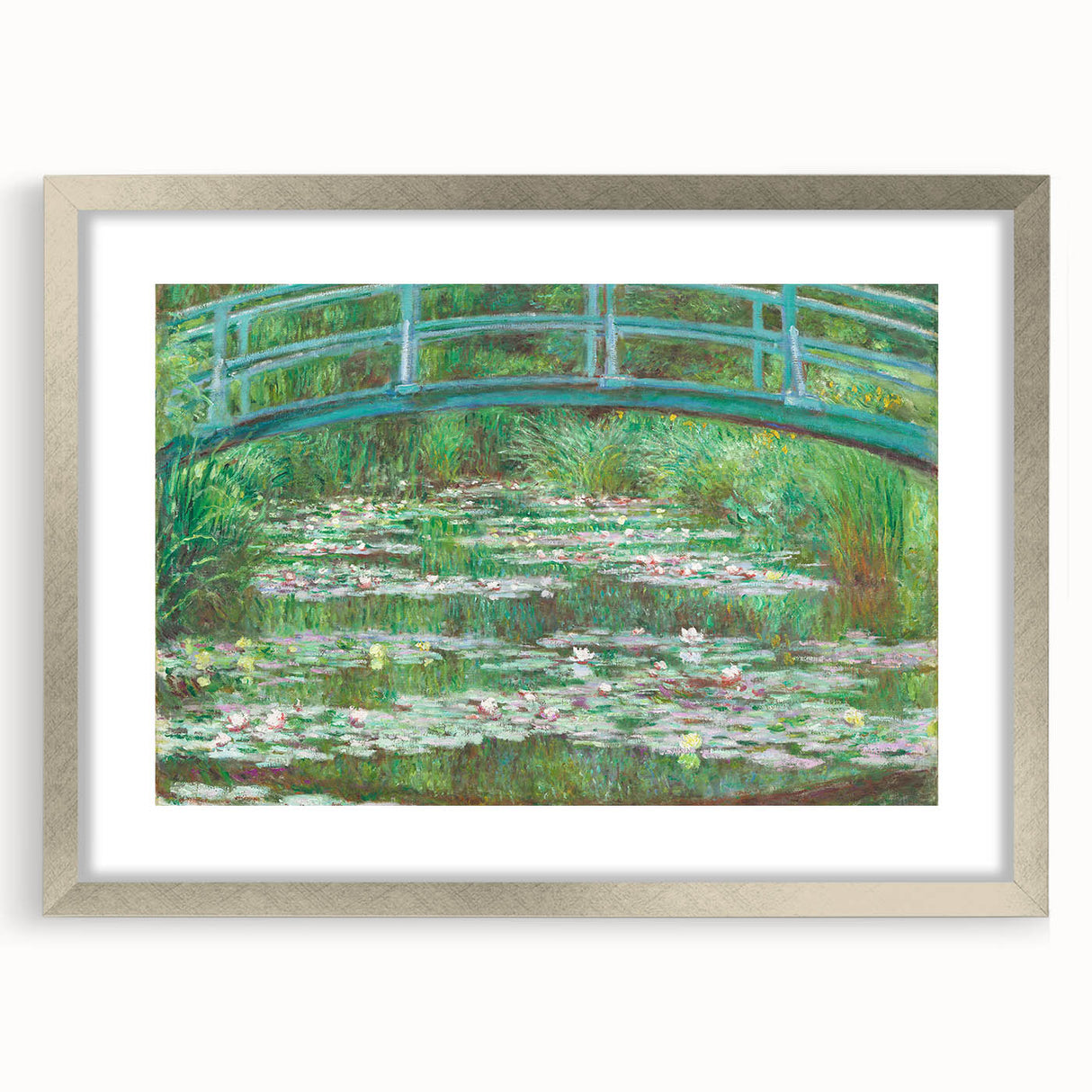 Impressionism Wall Art: The Japanese Footbridge by Claude Monet