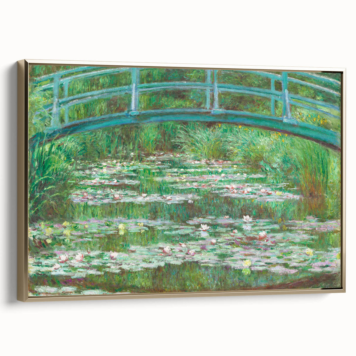 Impressionism Wall Art: The Japanese Footbridge by Claude Monet