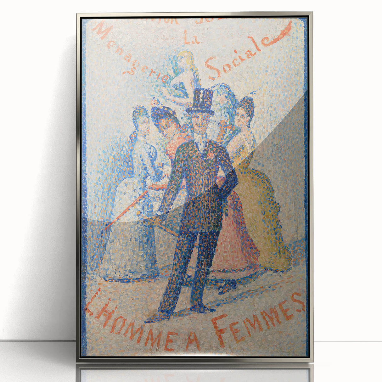 Impressionist Social Scene - The Ladies’ Man by Georges Seurat Print