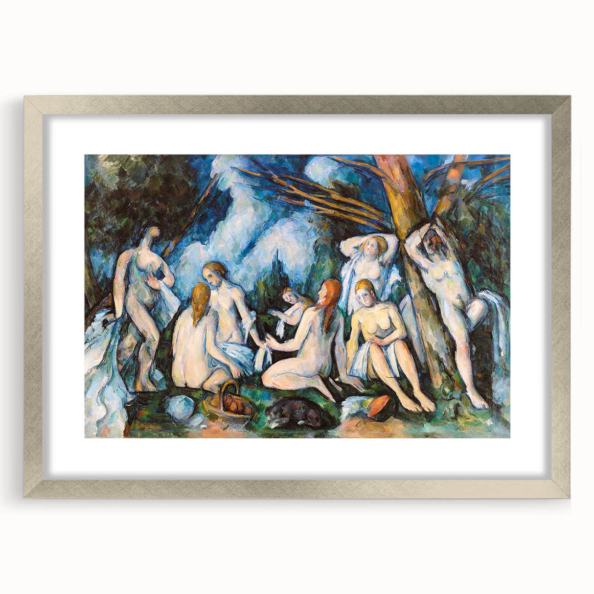 Impressionist Wall Art: The Large Bathers by Paul Cézanne