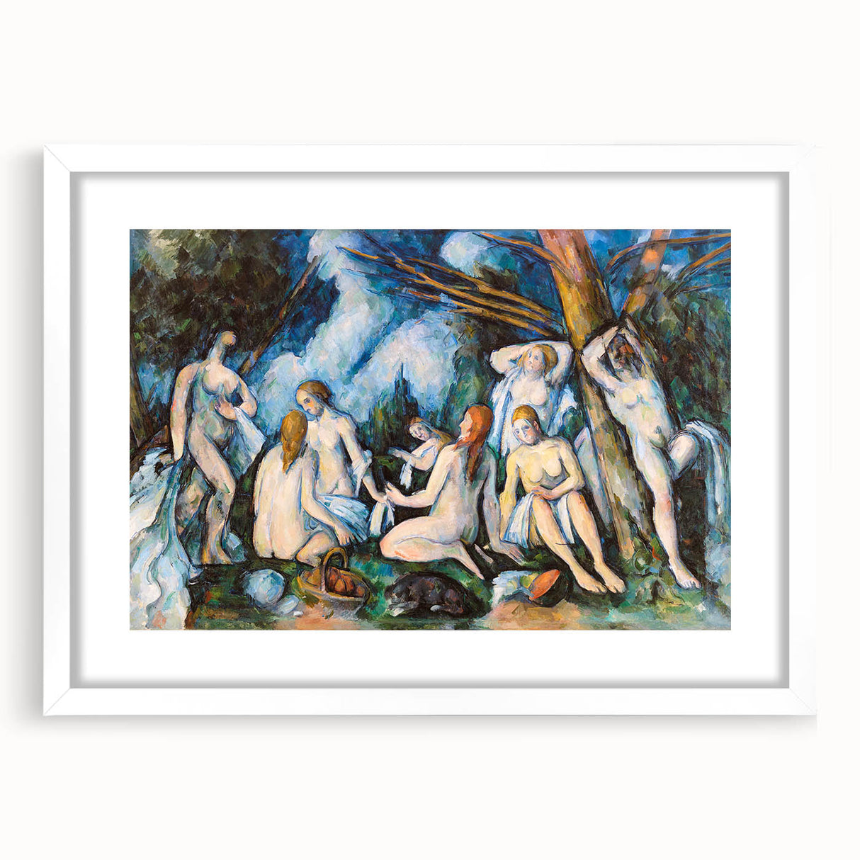 Impressionist Wall Art: The Large Bathers by Paul Cézanne