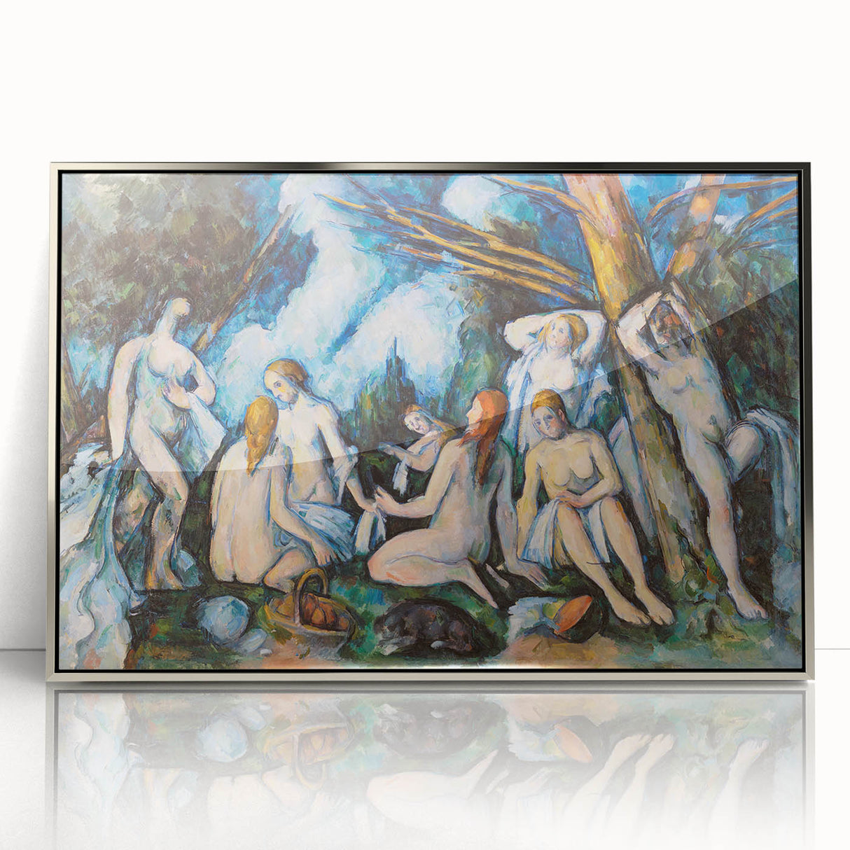 Impressionist Wall Art: The Large Bathers by Paul Cézanne
