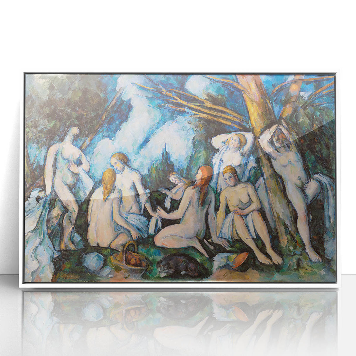 Impressionist Wall Art: The Large Bathers by Paul Cézanne
