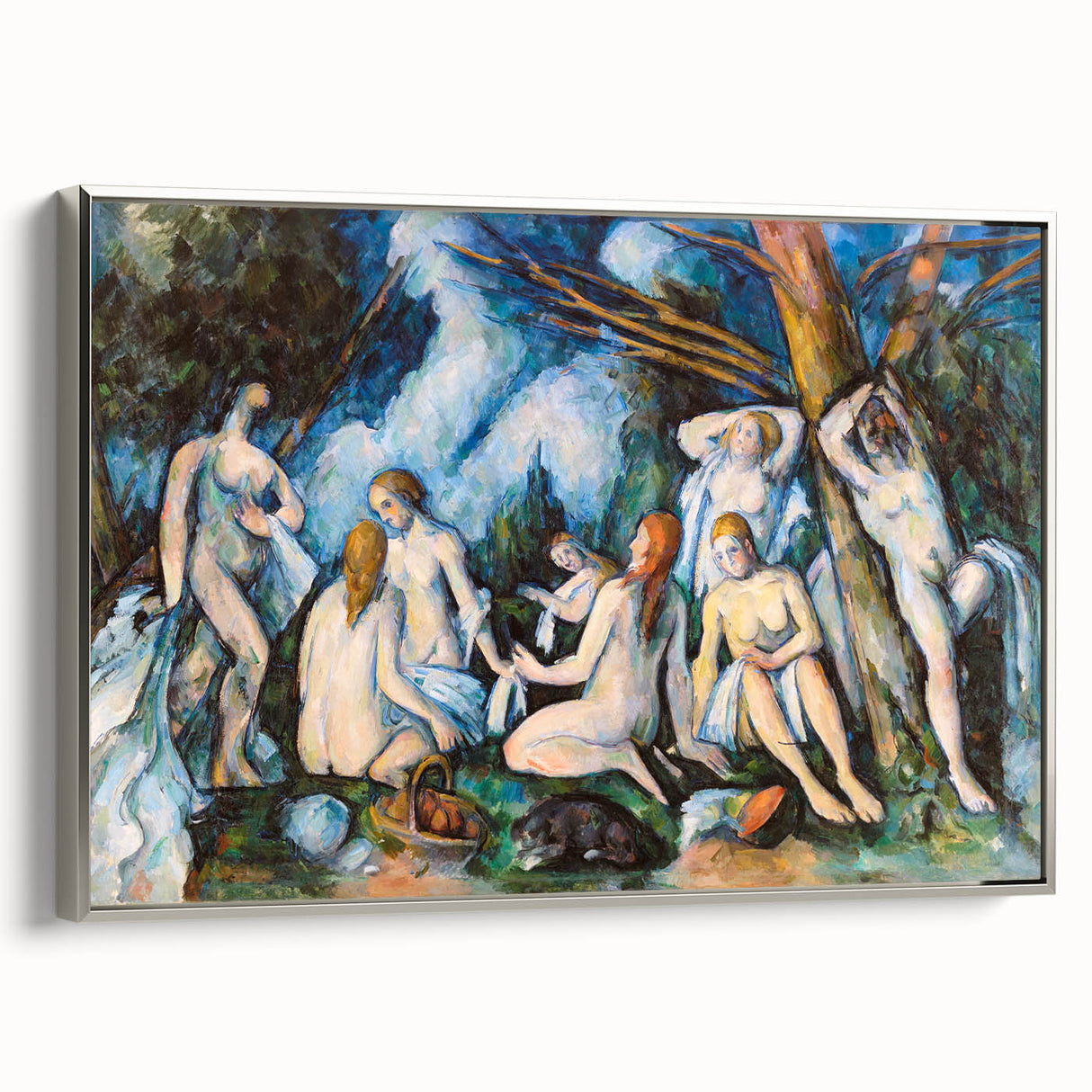 Impressionist Wall Art: The Large Bathers by Paul Cézanne
