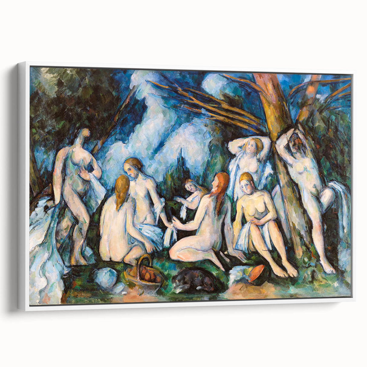 Impressionist Wall Art: The Large Bathers by Paul Cézanne