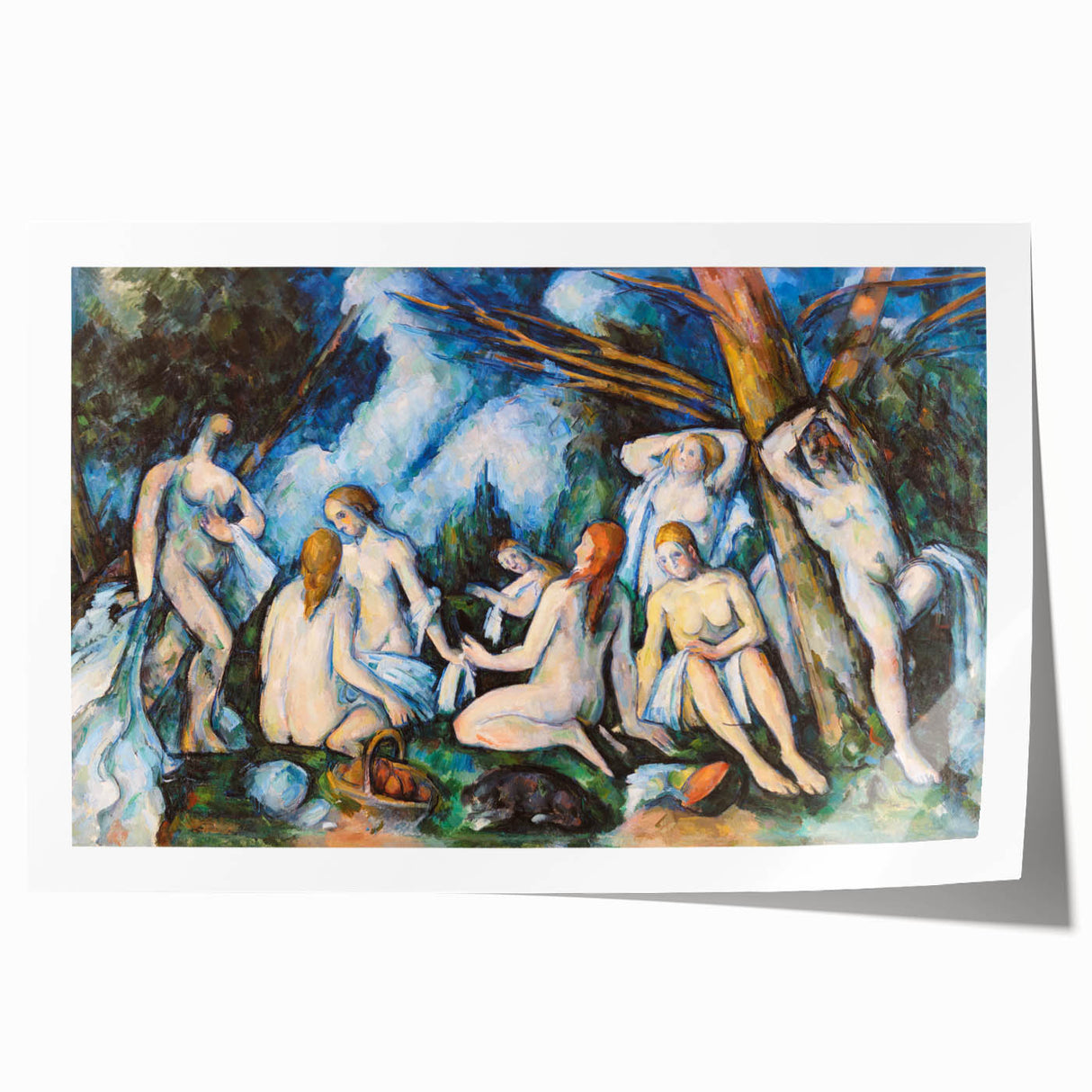 Impressionist Wall Art: The Large Bathers by Paul Cézanne