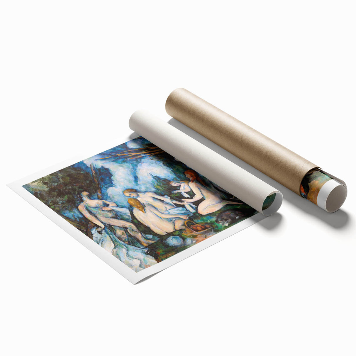 Impressionist Wall Art: The Large Bathers by Paul Cézanne