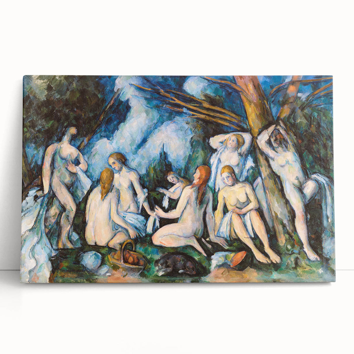 Impressionist Wall Art: The Large Bathers by Paul Cézanne