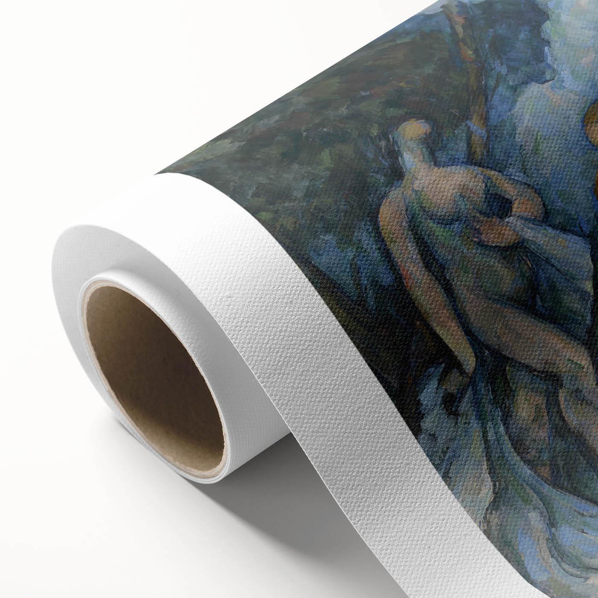 Impressionist Wall Art: The Large Bathers Famous by Paul Cézanne