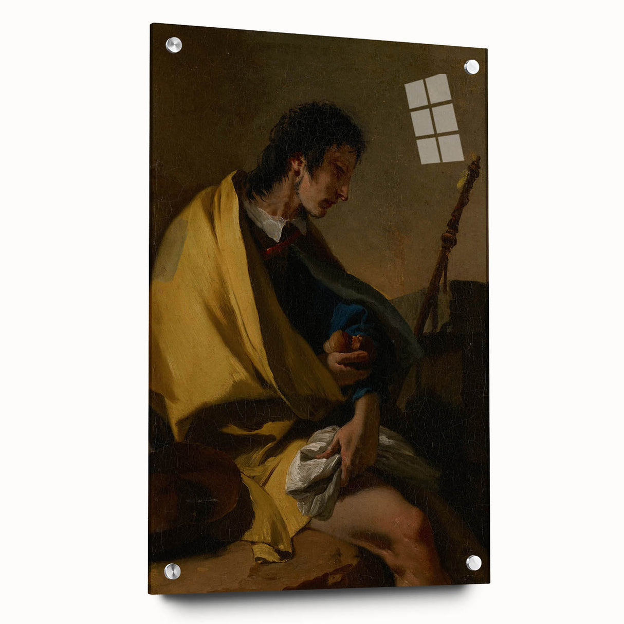Romanticism Art: Saint Roch by Tiepolo Classic Canvas Print