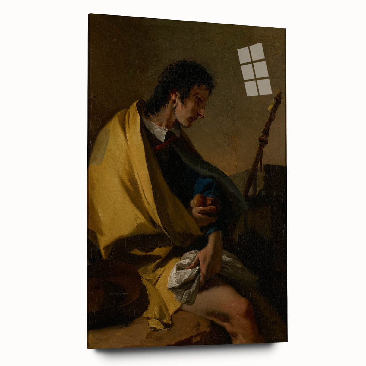 Romanticism Art: Saint Roch by Tiepolo Classic Canvas Print