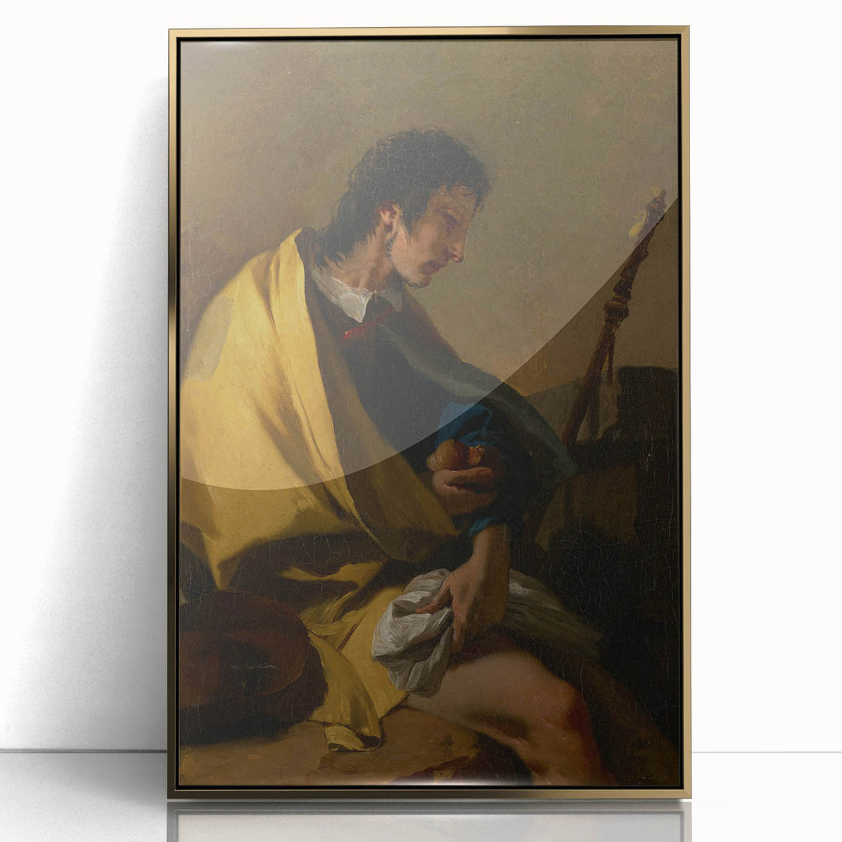 Romanticism Art: Saint Roch by Tiepolo Classic Canvas Print