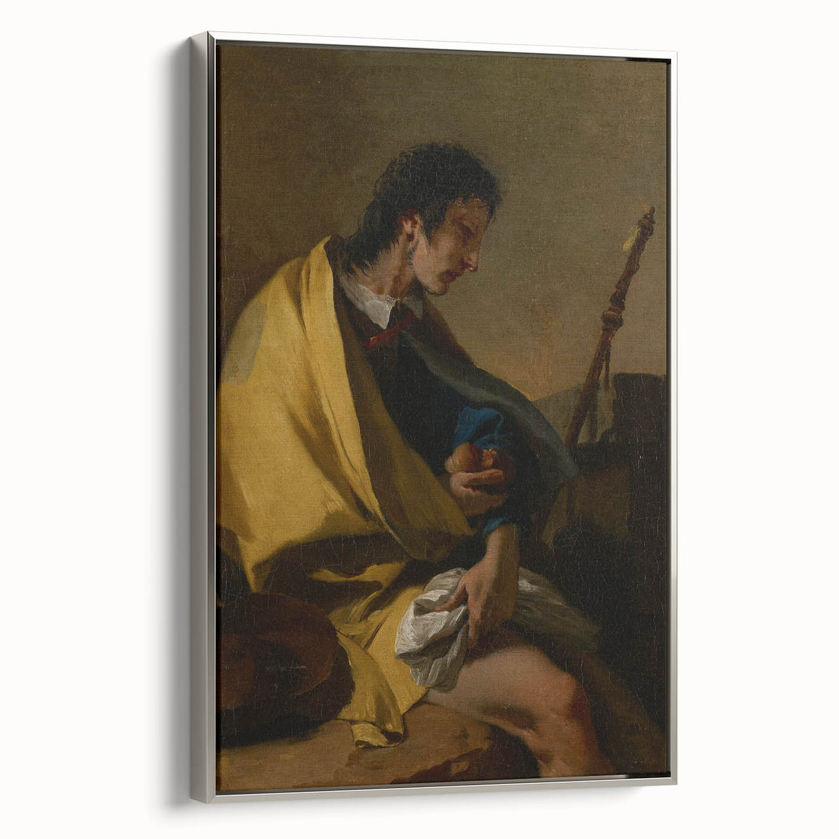Romanticism Art: Saint Roch by Tiepolo Classic Canvas Print