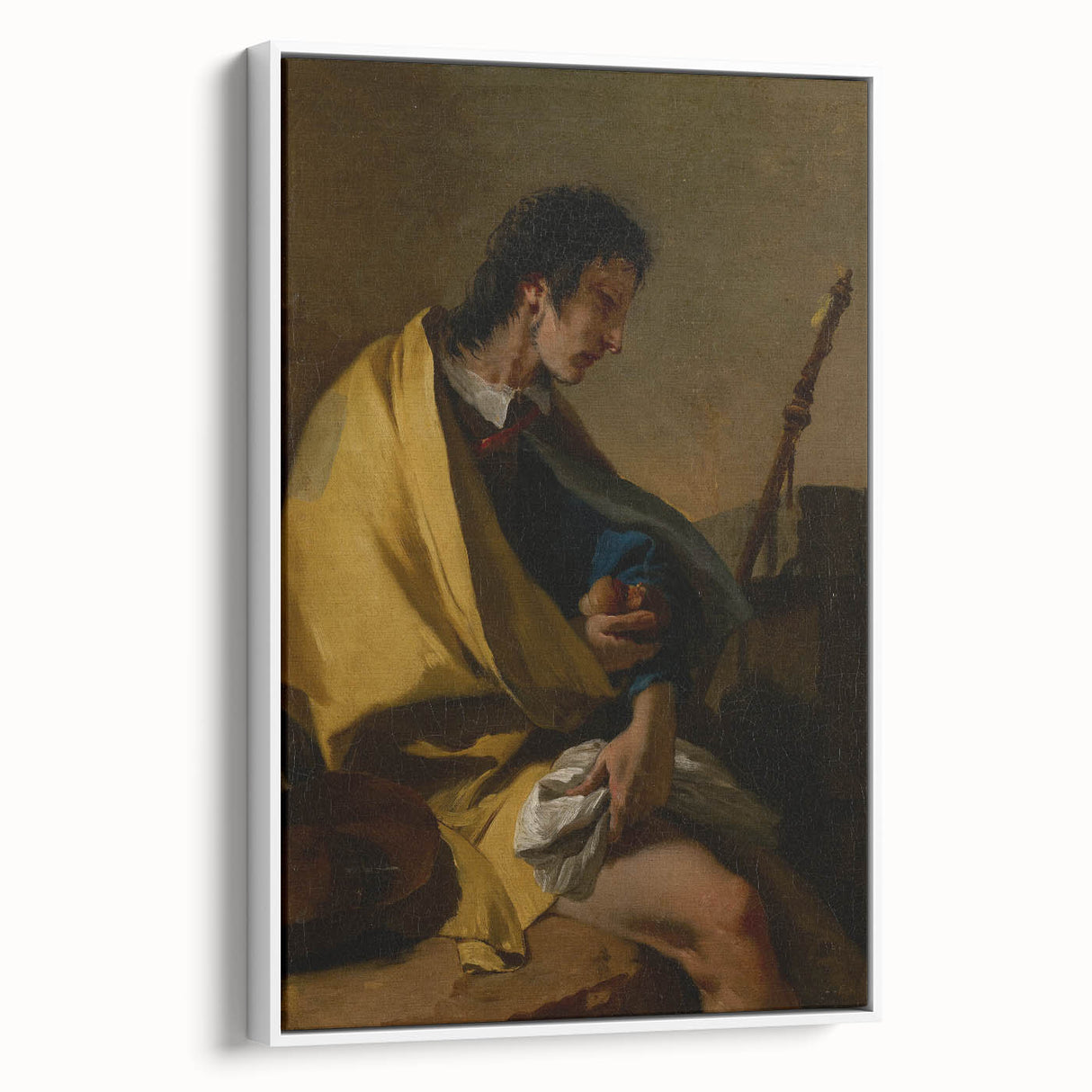 Romanticism Art: Saint Roch by Tiepolo Classic Canvas Print