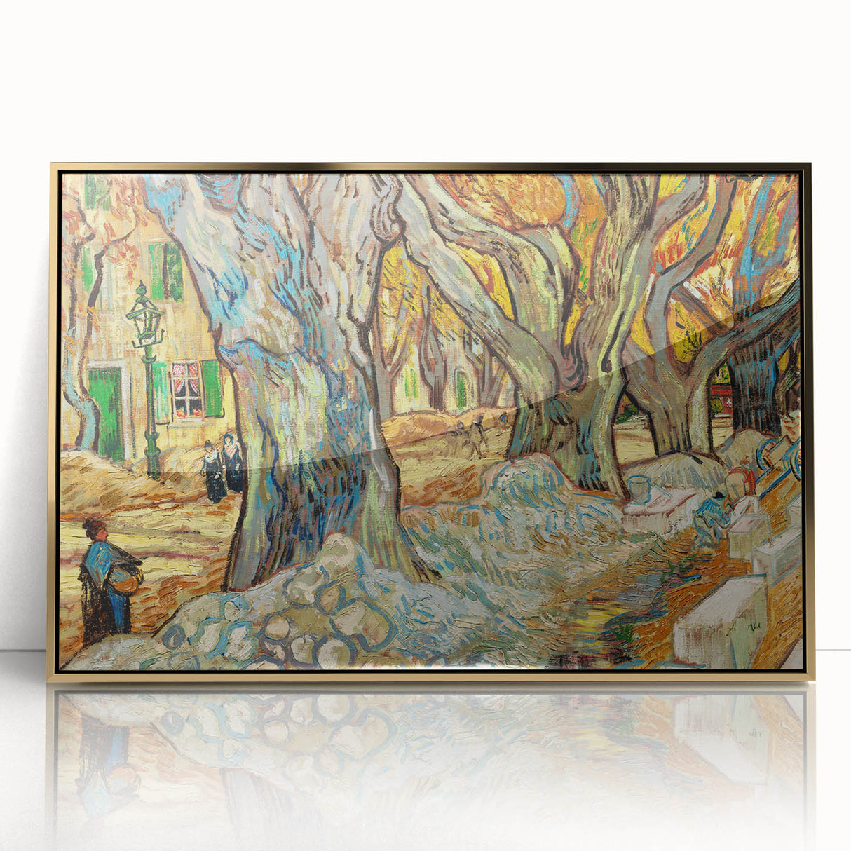 Impressionist Wall Art: The Large Plane Trees by Vincent van Gogh