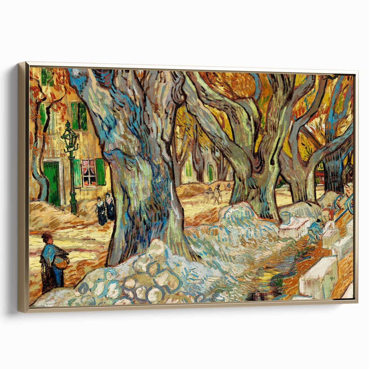 Impressionist Wall Art: The Large Plane Trees by Vincent van Gogh