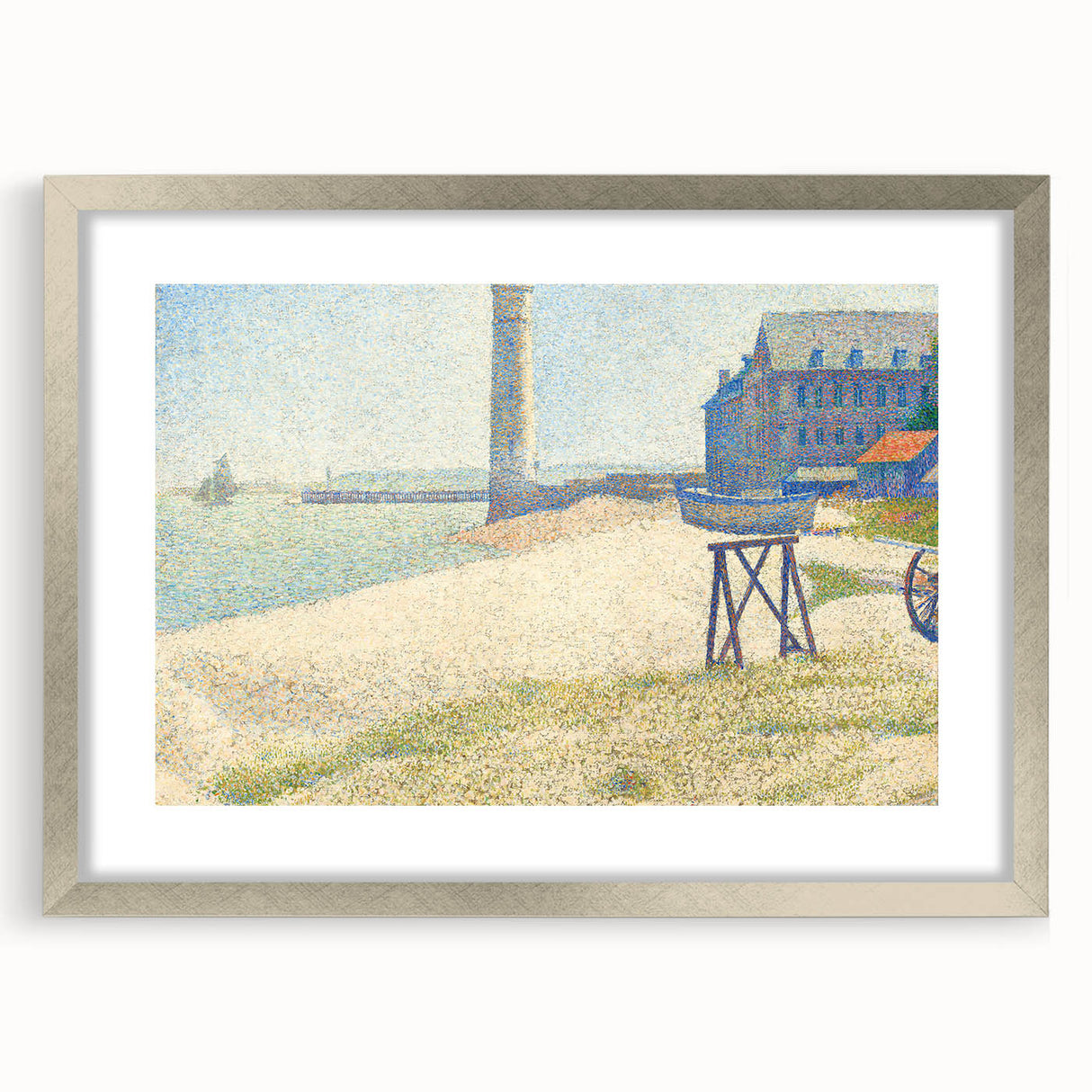 Impressionist Wall Art: The Lighthouse at Honfleur by Georges Seurat