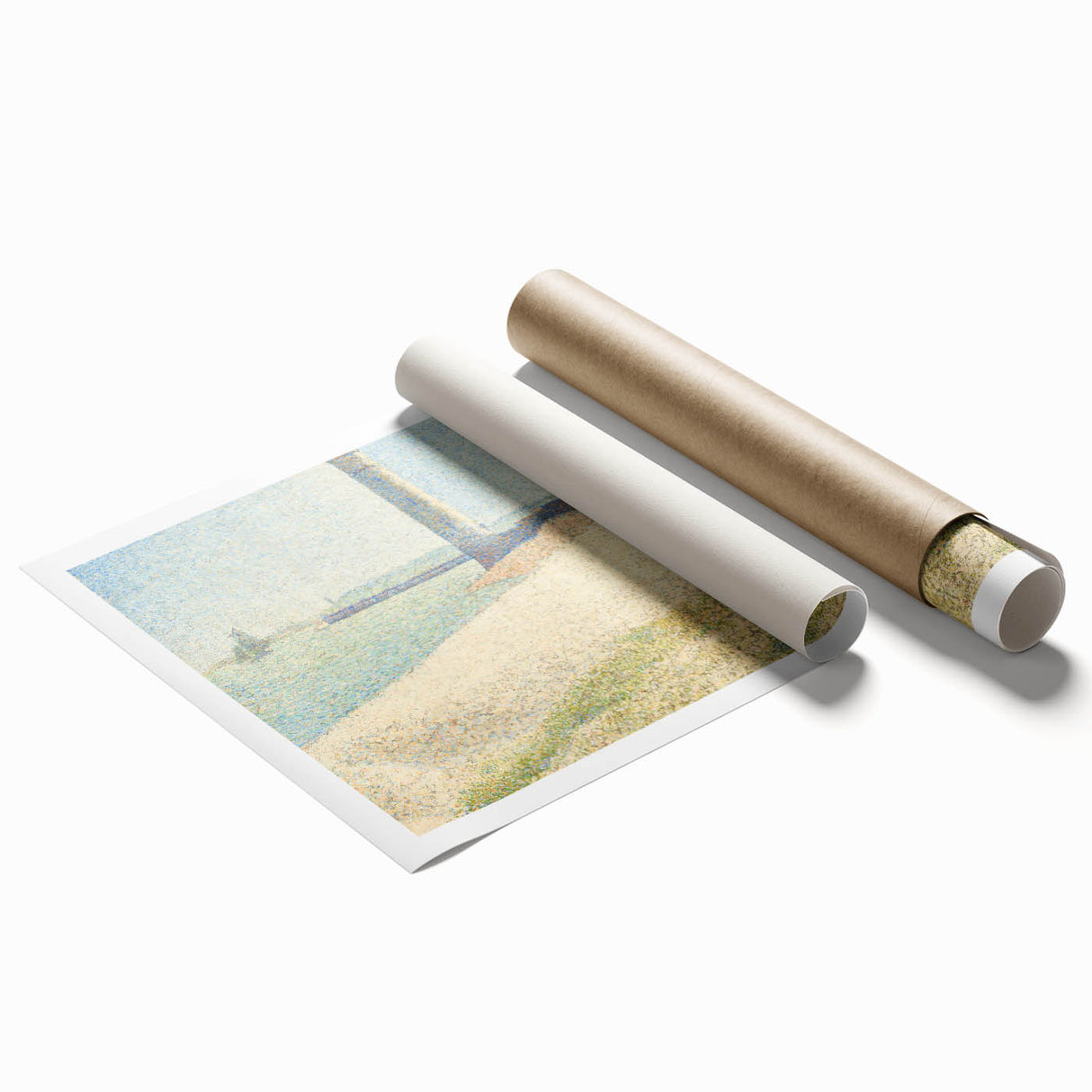 Impressionist Wall Art: The Lighthouse at Honfleur by Georges Seurat